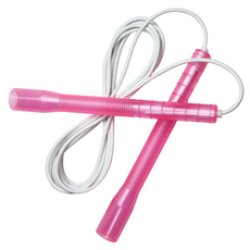 JFROPE Twinkle 高速跳繩, 粉紅色 + 白色繩, 1個