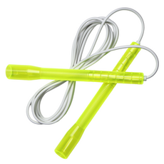 JFROPE Twinkle 高速跳繩, 螢光黃 + 白色繩, 1個