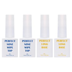 Eyebit Gem Gel Basic Gel 2 款美甲套組, Perfect Long Base Gel 10ml + Perfect Non Wiper Top Gel 10ml, 2組