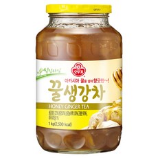 Ottogi Healing Time 蜂蜜薑茶, 1kg, 1罐, 1罐