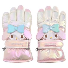 산리오 아동용 마이멜로디 샤인 빅페이스 입체 방한 장갑 OGHKG50270