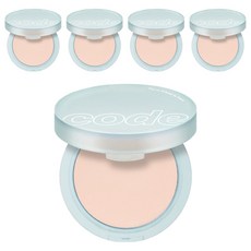 Code Glokolor Fix On輕透柔焦持久氣墊粉餅 11g, 5個, 21 Ivory