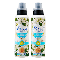 Prosi 普洛斯 橙花香水柔軟精 添加護色抗皺配方 無添加螢光劑, 570ml, 2瓶