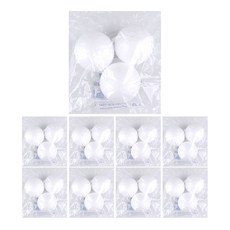 Uniart 1000 白球 保麗龍球 70mm, 單一顏色, 10入