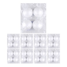 Uniart 1000 白色保麗龍球 60mm, 單一顏色, 10入