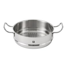 즈윌링 플러스 스테인레스 양수 스팀 찜기 천공 인서트, 1개, 24cm