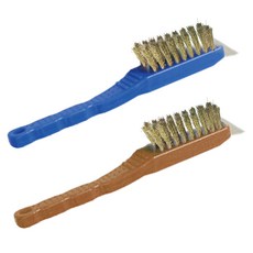 dailed 陳年污垢去除鋼絲黃銅刮刀刷, 2個, 隨機出貨