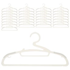 LIVENS 防滑衣架, 白色, 50個