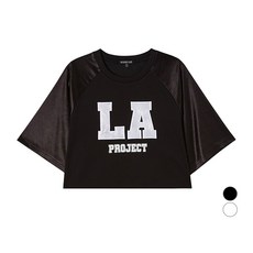 랩 여성용 LA 배색 매쉬 져지 티셔츠 AQ2CT561