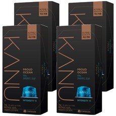 카누 바리스타 머신 전용 캡슐커피 프라우드오션, 9.5g, 10개입, 4개