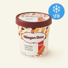 하겐다즈 카라멜 비스킷 & 크림 아이스크림 (냉동), 473ml, 1개입, 1개