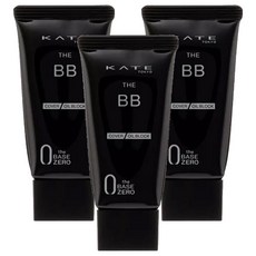 KATE 凱婷 台灣公司貨 零瑕肌密高遮瑕BB霜 控油 SPF21 PA++, EX-2, 30g, 3條