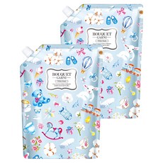 부케가르니 딥퍼퓸 섬유유연제 베이비파우더향 리필, 2L, 2개