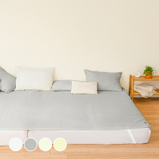 The Zari 柔軟顏料水洗蓬鬆絎縫保潔墊, 穀物粉