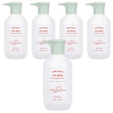 아브카 베이비 앤 키즈 아토 고보습 로션, 500ml, 5개