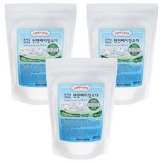 샤본다마 자연에서 담아온 천연 베이킹소다, 1kg, 3개