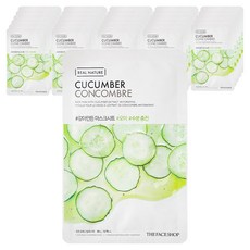 THE FACE SHOP 菲詩小舖 鮮磨小黃瓜面膜, 1入, 30個