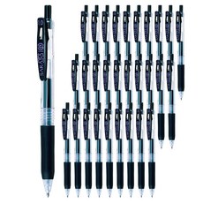 Zebra Sarasa Clip 圓珠筆 1.0mm, 黑色, 30個