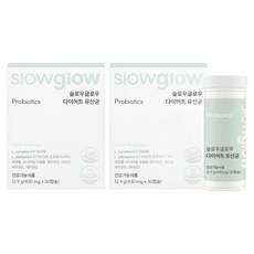 slowglow 身材管理乳酸菌巴拿巴葉萃取物 12.9g, 2個, 30片