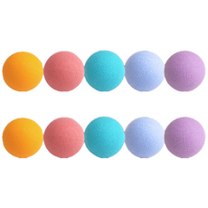 5 件裝巧克力迷你按摩球, 2組, 混色