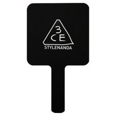 3CE 스퀘어 핸드 미러 미니, #블랙, 1개