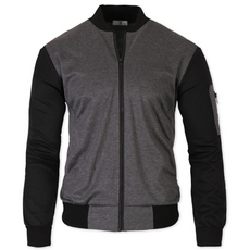 레이먼 남성용 키틴 배색 사이드 지퍼 집업 점퍼