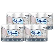 잘풀리는집 뉴 오리진 클래식 화장지, 25m, 6개입, 4개