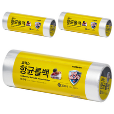 코멕스 항균 비닐롤백 미니 170 x 250 mm, 미니(XS), 200개입, 3개