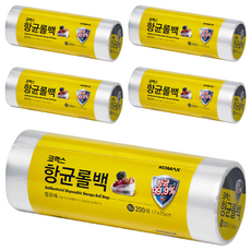코멕스 항균 비닐롤백 미니 170 x 250 mm, 미니(XS), 200개, 5개