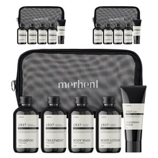 메르헨트 여행용 세면도구 트래블키트 5종 + 매쉬파우치 세트, 3세트