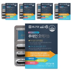 Chong Kun Dang 鍾根堂 葉黃素Omega-3膠囊, 30顆, 5盒