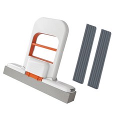 세렌틱 핸즈프리 다용도 걸레 오렌지 + 리필 세트, 1세트