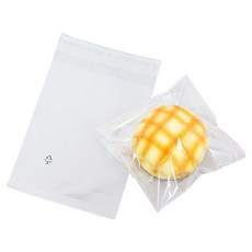 제이팩토리 넓은 빵 포장비닐 OPP 접착 봉투 15 x 20 x 4 cm, 100개, 1개입
