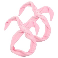 Add Beauty兔子鐵絲髮箍, 粉色, 2個