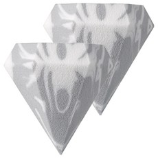 魔法森林[TONYMOLY] 鑽石彩妝粉撲, 2個, 大理石灰