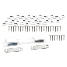 雙磁鐵碰珠鉸鏈 白色, 20個