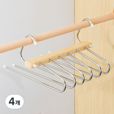 미누네 바지걸이, 우드, 4개