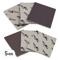 O-ON HUNTKING 海綿砂紙 選項G 400 - 2500號 6種套組, 5套