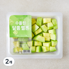 수플린 달콤 멜론, 2개, 1kg