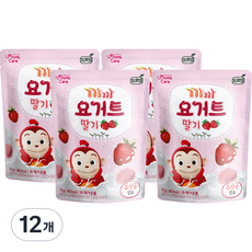 프로엠 유아용 까까 요거트, 10g, 12개, 딸기맛