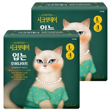 secretday 夜用褲型衛生棉, L, 4片, 2包