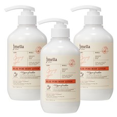 jmella 法國純淨蘋果春泉身體乳液, 3個, 500ml
