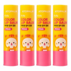 ATOPALM 愛多康 兒童紅色潤唇膏 3.3g, 粉紅色, 4個