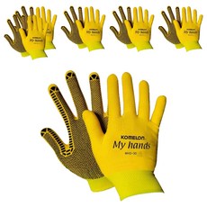 KOMELON 圓點防滑安全手套 MHD-30, 6個, 圓點防滑