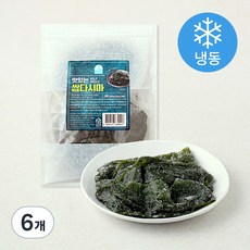 주일상사 맛있는 쌈다시마 (냉동), 200g, 6개