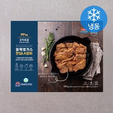 굿미트찹 블랙앵거스 한입 LA 갈비 (냉동), 500g, 1개