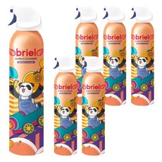 디보트브리엘 오렌지 토이랜드 버블 클렌저 누들타입 오렌지향, 6개, 300ml