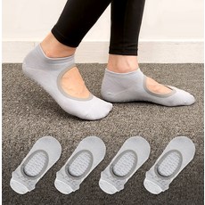 yogatoday 每日瑜珈皮拉提斯防滑腳趾襪4入組