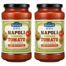 폰타나 나폴리 뽀모도로 토마토 파스타소스, 600g, 2개