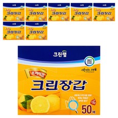 크린랩 프리미엄 크린장갑, 50개입, 8개